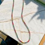 Colar-Cristal-Rubi-Riveira-Bolinhas-Banho-de-Ouro-18K