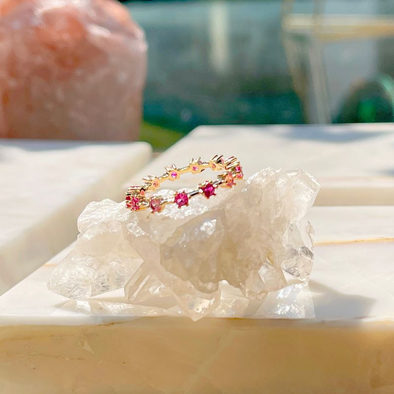 Anel-Cravejado-Trio-Cristal-Turmalina-Rosa-Banho-de-Ouro-18K
