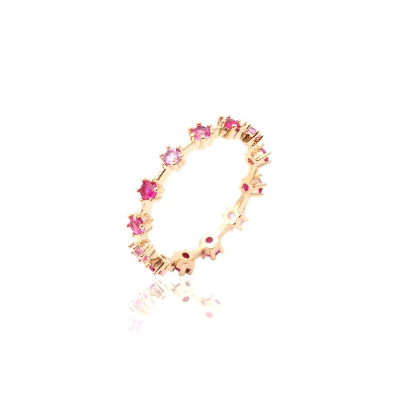 Anel-Cravejado-Trio-Cristal-Turmalina-Rosa-Banho-de-Ouro-18K