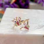 Anel-Cristal-Ametista-verde-Borboleta-Banho-de-Ouro-18K