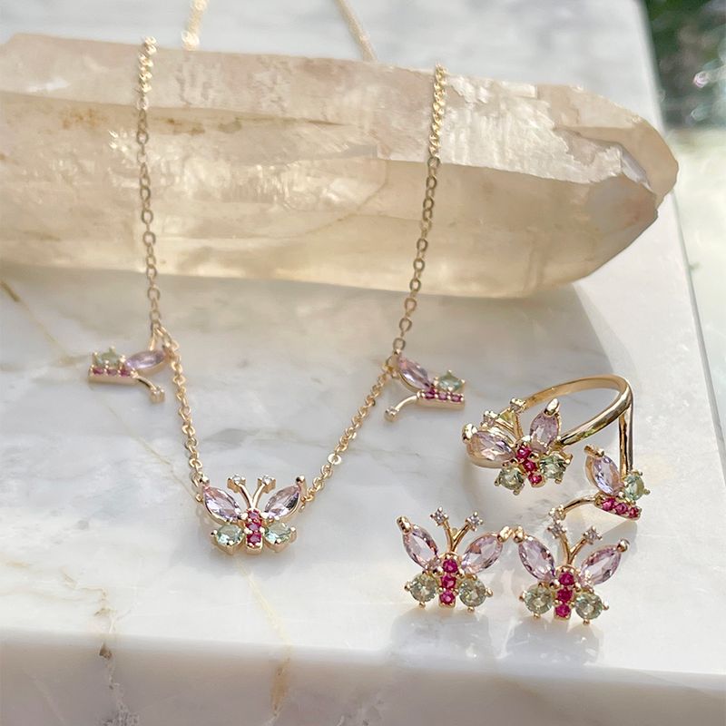 Anel-Cristal-Ametista-verde-Borboleta-Banho-de-Ouro-18K