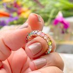 Anel-Cristal-Topazio-Azul-Alianca-Inteira-Ovais-Banho-de-Ouro-18K