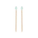 Brinco-Gota-Corrente-Fusion-Turmalina-Light-Banho-de-Ouro-18K