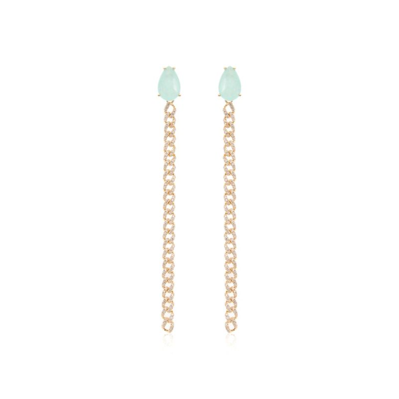 Brinco-Gota-Corrente-Fusion-Turmalina-Light-Banho-de-Ouro-18K