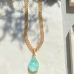 Colar-Gota-Fusion-Turmalina-Light-Banho-de-Ouro-18K-