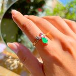 Anel-Gota-Coroa-Fusion-Esmeralda-Banho-de-Ouro-18K