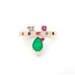 Anel-Gota-Coroa-Fusion-Esmeralda-Banho-de-Ouro-18K