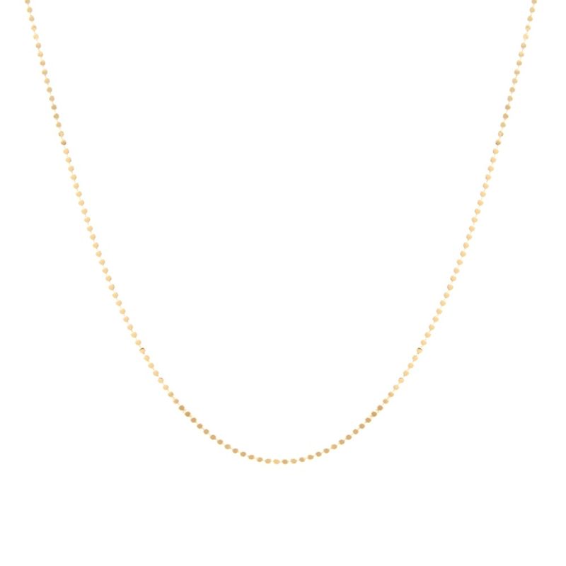 Colar-Longo-Malha-Bolinha-Pequena-Banho-de-Ouro-18K