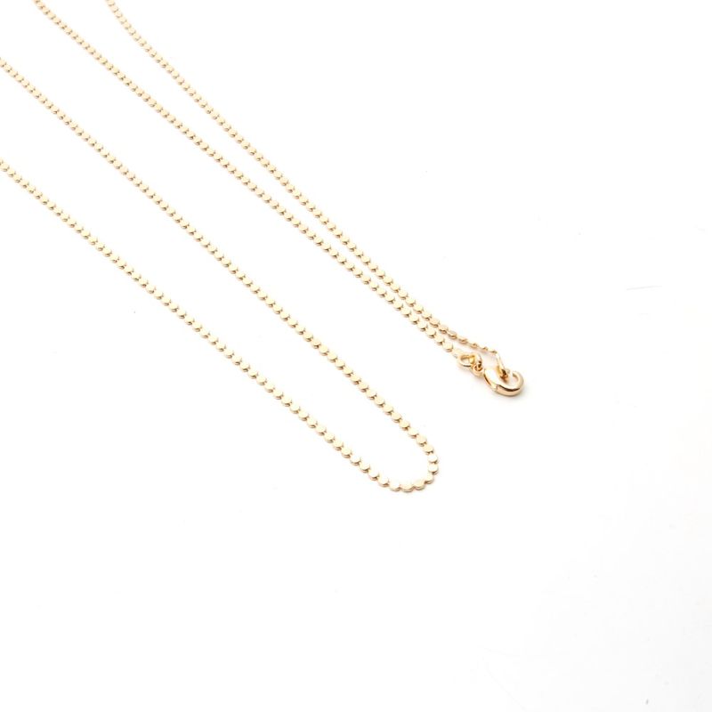 Colar-Longo-Malha-Bolinha-Pequena-Banho-de-Ouro-18K