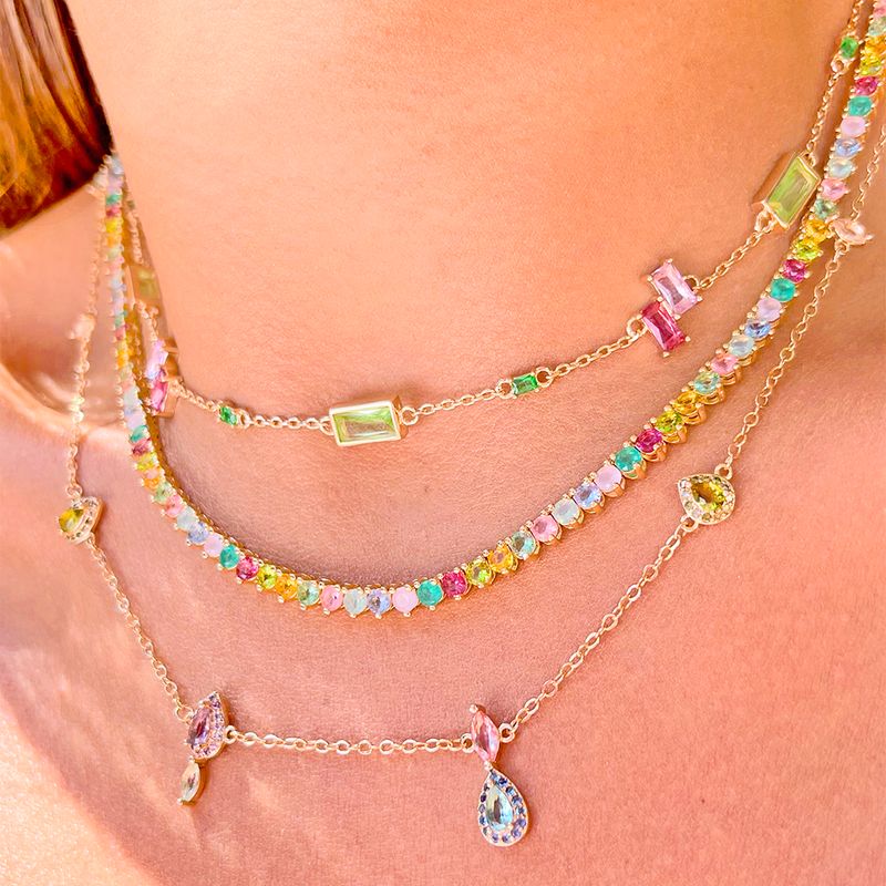 Colar-Riviera-Cristal-Citrino-Banho-de-Ouro-18K
