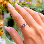 Anel-Cristal-London-Blue-Triangular-Prata-925