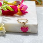 Anel-Coracao-Pendurado-Fusion-Turmalina-Rosa-Banho-de-Ouro-18K