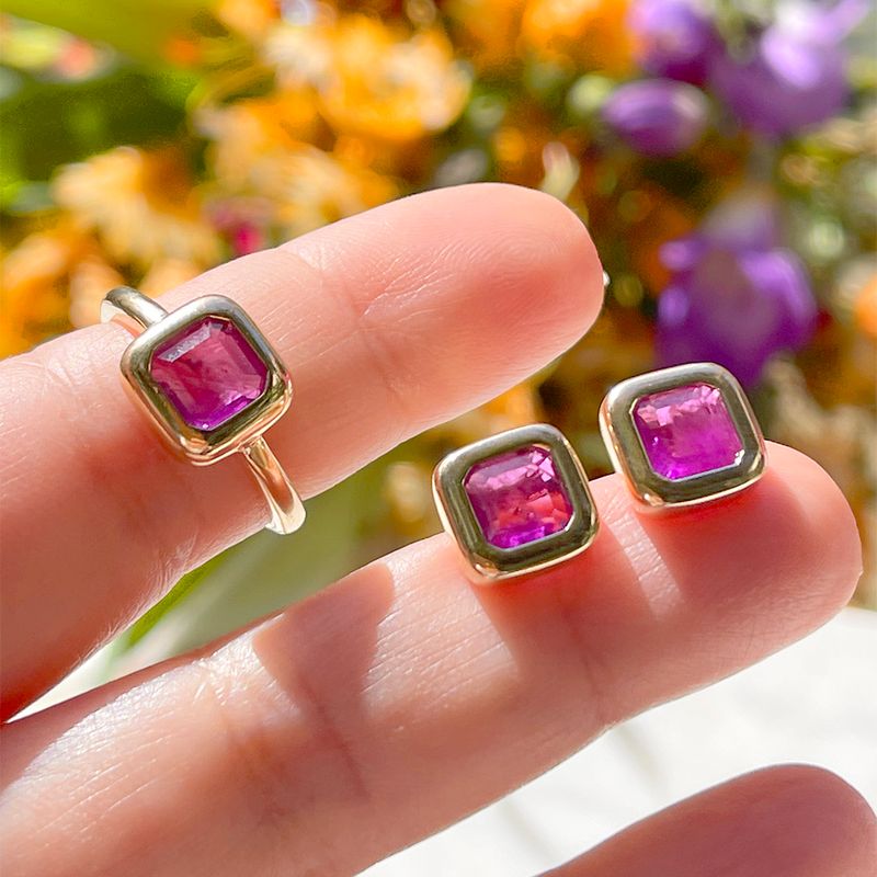 Anel-Fusion-Ametista-Quadrado-Banho-de-Ouro-18K