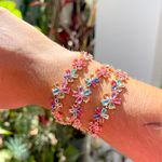 Pulseira-Cristal-Ametista-Flores-Banho-de-Ouro-18K