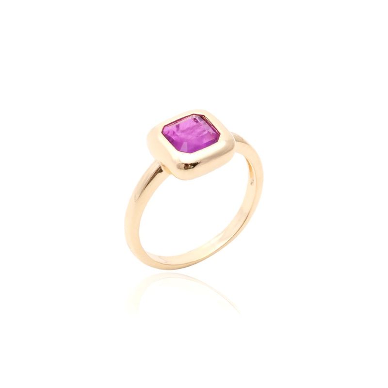 Anel-Fusion-Ametista-Quadrado-Banho-de-Ouro-18K