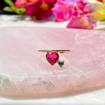 Anel-Coracao-Cheio-Fusion-Turmalina-Rosa-Banho-de-Ouro-18K