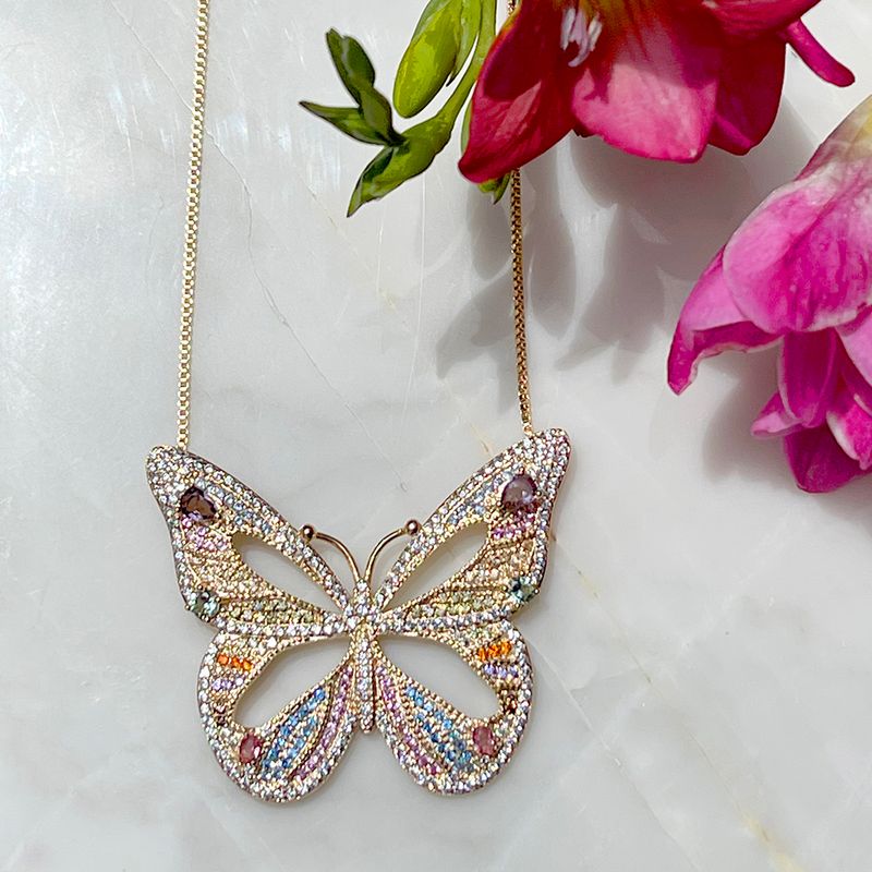 Colar-Cristal-Ametista-Borboleta-Vazada-Banho-de-Ouro-18K-