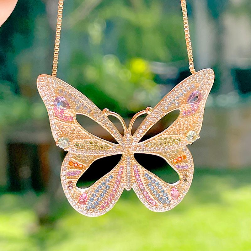 Colar-Cristal-Ametista-Borboleta-Vazada-Banho-de-Ouro-18K-