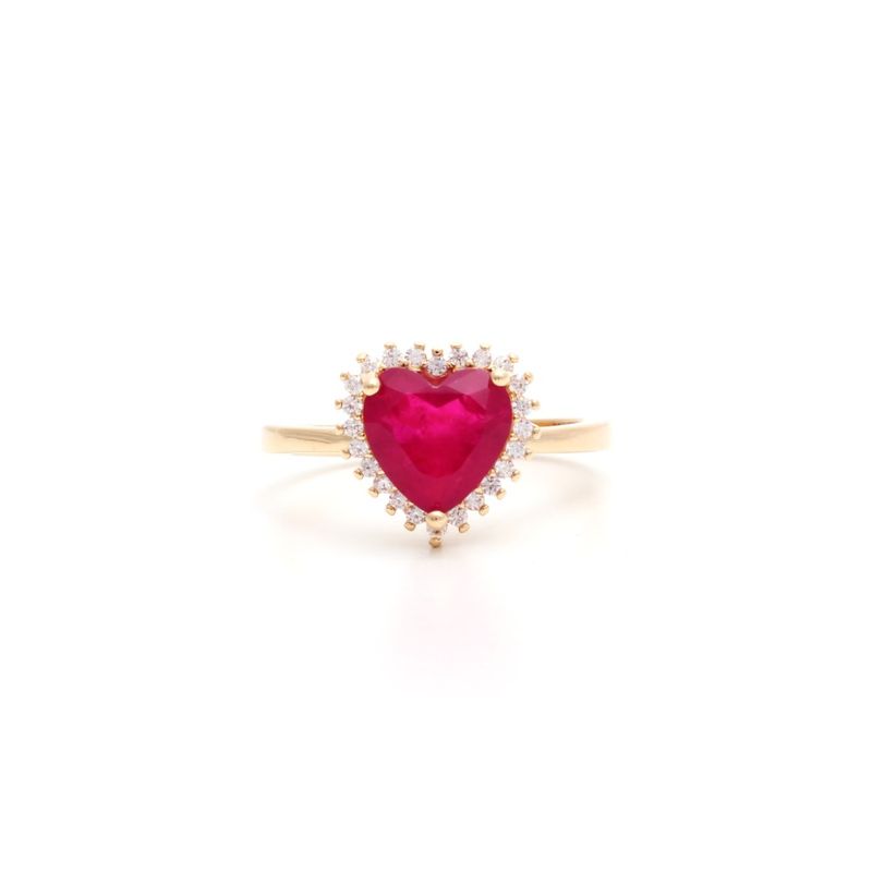 Anel-Coracao-Cravejado-Fusion-Turmalina-Rosa-Banho-de-Ouro-18K