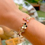 Bracelete-Cristal-Topazio-Fume-Jardim-Banho-de-Ouro-18K