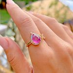 Anel-Gota-Fusion-Ametista-com-Cravacao-em-Garras-Banho-de-Ouro-18K