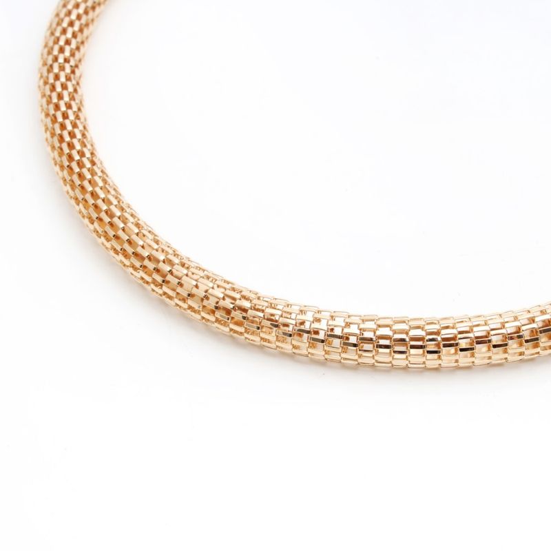 Colar-Liso-Maleavel-Rabo-de-Rato-Banho-de-Ouro-18K