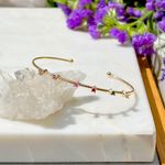 Bracelete-Zirconia-Colorida-Cravacao-em-Garras-Banho-de-Ouro-18K