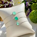 Pulseira-Fusion-Esmeralda-Quadrado-Cravacao-Garras-Prata-925