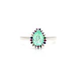 Anel-Fusion-Esmeralda-Colombiana-Gota-Com-Cravacao-em-Garras-Prata-925