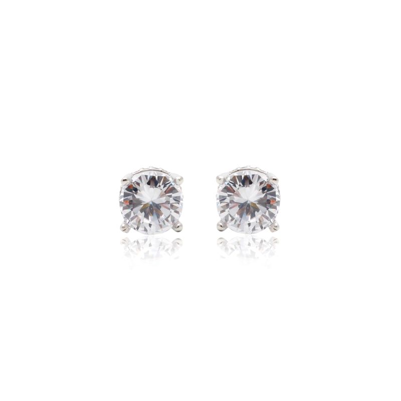 Brinco-Ponto-de-Luz-Zirconia-Branca-Cravacao-com-Garras-Prata-925