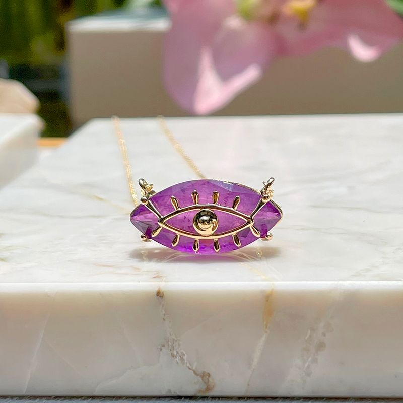 Colar-Fusion-Ametista-Olho-Mistico-Cravacao-em-Garras-Banho-de-Ouro-18K-