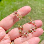 Anel-Cristal-Turmalina-Rosa-Flores-Cravacao-em-Garras-Banho-de-Ouro-18K----brinco