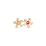 Anel-Cristal-Turmalina-Rosa-Flores-Cravacao-em-Garras-Banho-de-Ouro-18K-