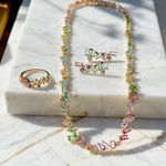 Anel-Cristal-Turmalina-Rosa-Retangulos-Cravacao-em-Garras-Banho-de-Ouro-18K-