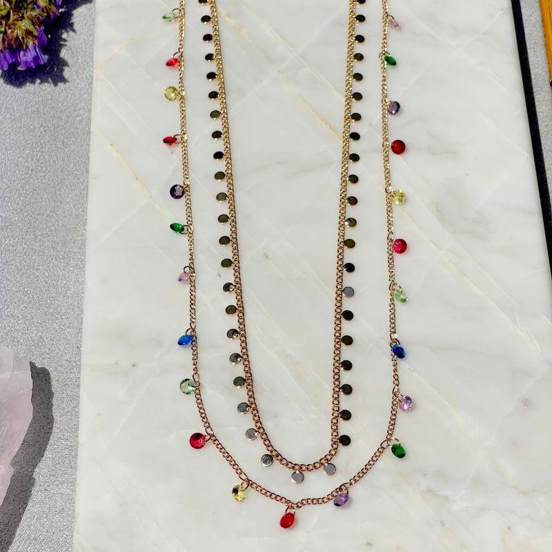 Colar-Cristal-Ametista-Pedrinhas-Banho-de-Ouro-18K