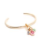 Bracelete-Cristal-Turmalina-Rosa-Pingentes-Formas-Com-Cravacao-Maia-Inglesa-Semijoia-
