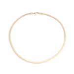 Colar-Liso-Laminado-5-mm-Banho-de-Ouro-18K