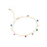 Tornozeleira-Cristal-Ametista-Pedrinhas-Banho-de-Ouro-18K
