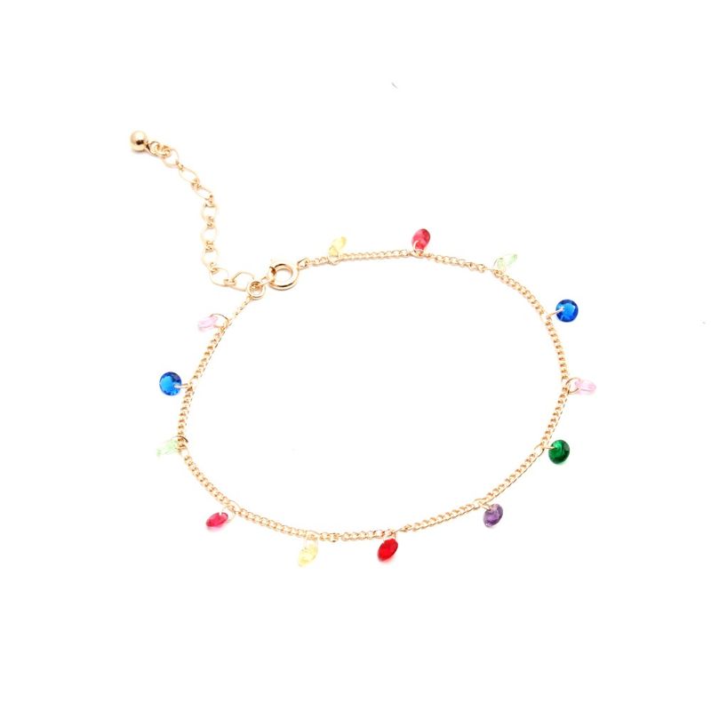 Tornozeleira-Cristal-Ametista-Pedrinhas-Banho-de-Ouro-18K