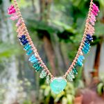 Colar-Fusion-Esmeralda-Colombiana-Coracao-Franja-Cravacao-Em-Garras-Semijoia