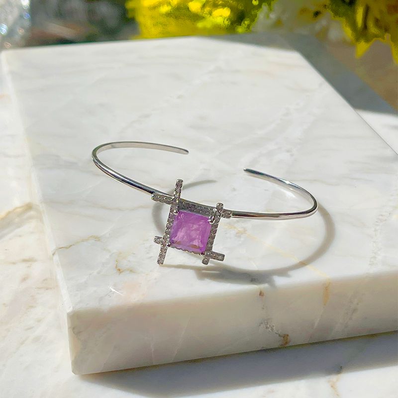 Bracelete-Fusion-Ametista-Quadrado-Moldura-Cravado-em-Garras-Prata-92