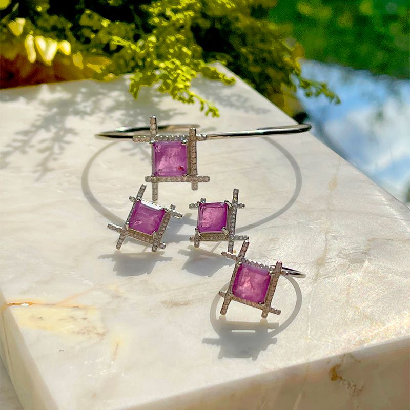 Bracelete-Fusion-Ametista-Quadrado-Moldura-Cravado-em-Garras-Prata-92