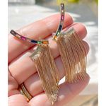 Brinco-Cristal-Podange-Retangulos-com-Franja-Banho-de-Ouro-18K