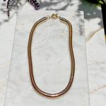 Colar-Liso-Rabo-de-Rato-Banho-de-Ouro-18K