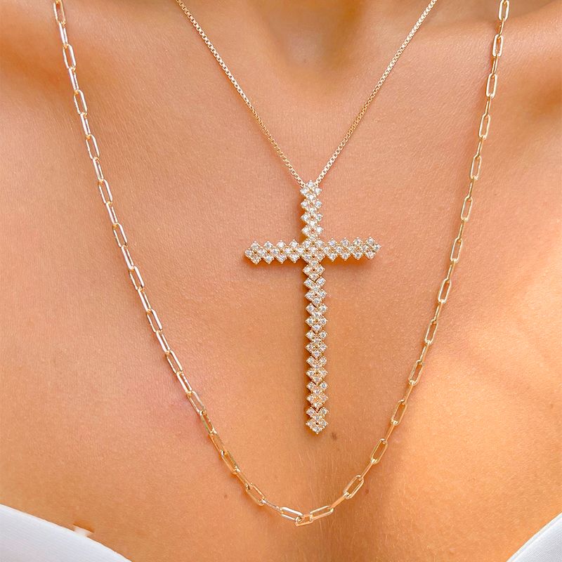 Colar-Liso-Elos-Retangulos-Pequenos-Banho-de-Ouro-18K