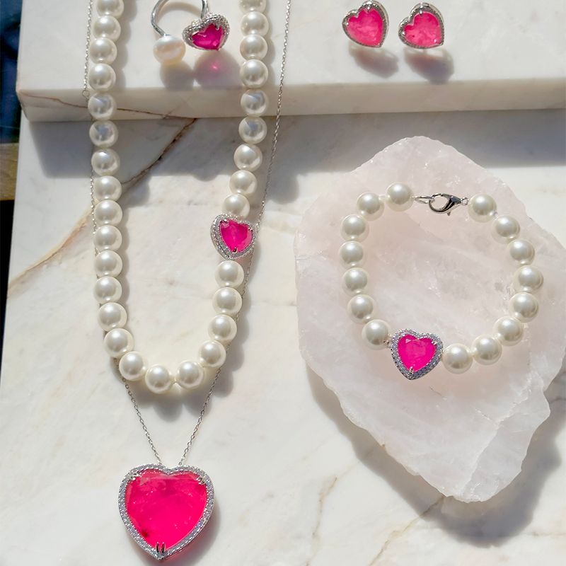 Colar-coracao-grande-fusion-turmalina-rosa-zirconia-branca-50-cm-banho-de-rodio-branco