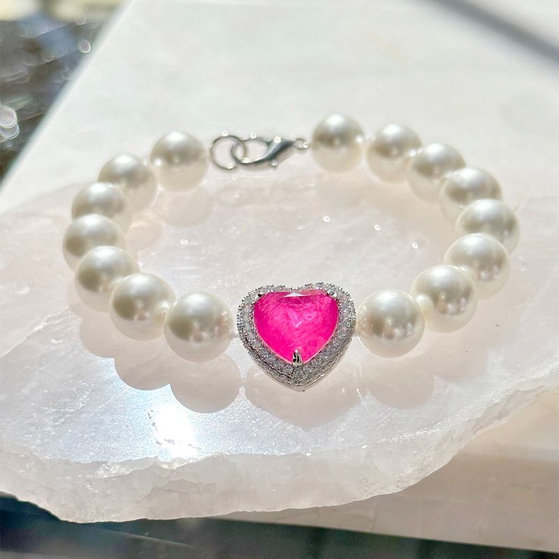 Pulseira-coracao-fusion-turmalina-rosa-perola-shell-17-cm-banho-de-rodio-branco