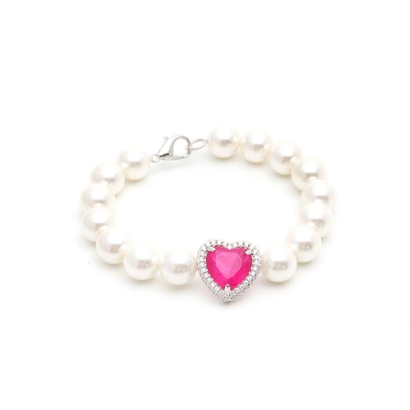 Pulseira-coracao-fusion-turmalina-rosa-perola-shell-17-cm-banho-de-rodio-branco