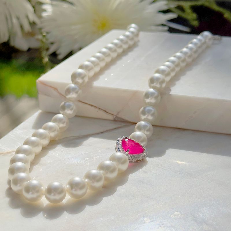 Colar-coracao-fusion-turmalina-rosa-perola-shell-43-cm-banho-de-rodio-branco