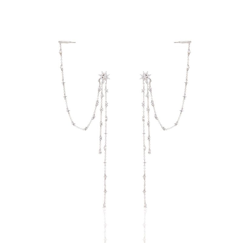 Brinco-ear-chain-flor-banho-de-rodio-branco